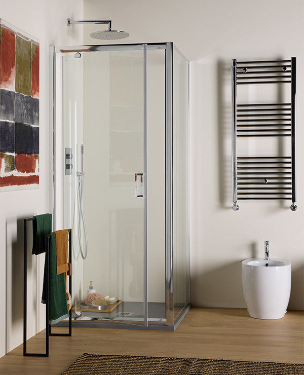 Box doccia Gold - Configurazione a scelta - Cromo/Alluminio anodizzato