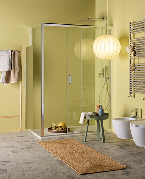 Box doccia Gold Plus - Configurazione a scelta - Cromo/Alluminio anodizzato