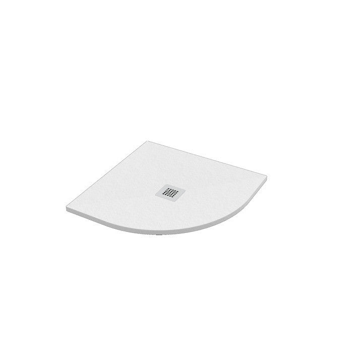 Piatto doccia Stone - Semitondo - Bianco